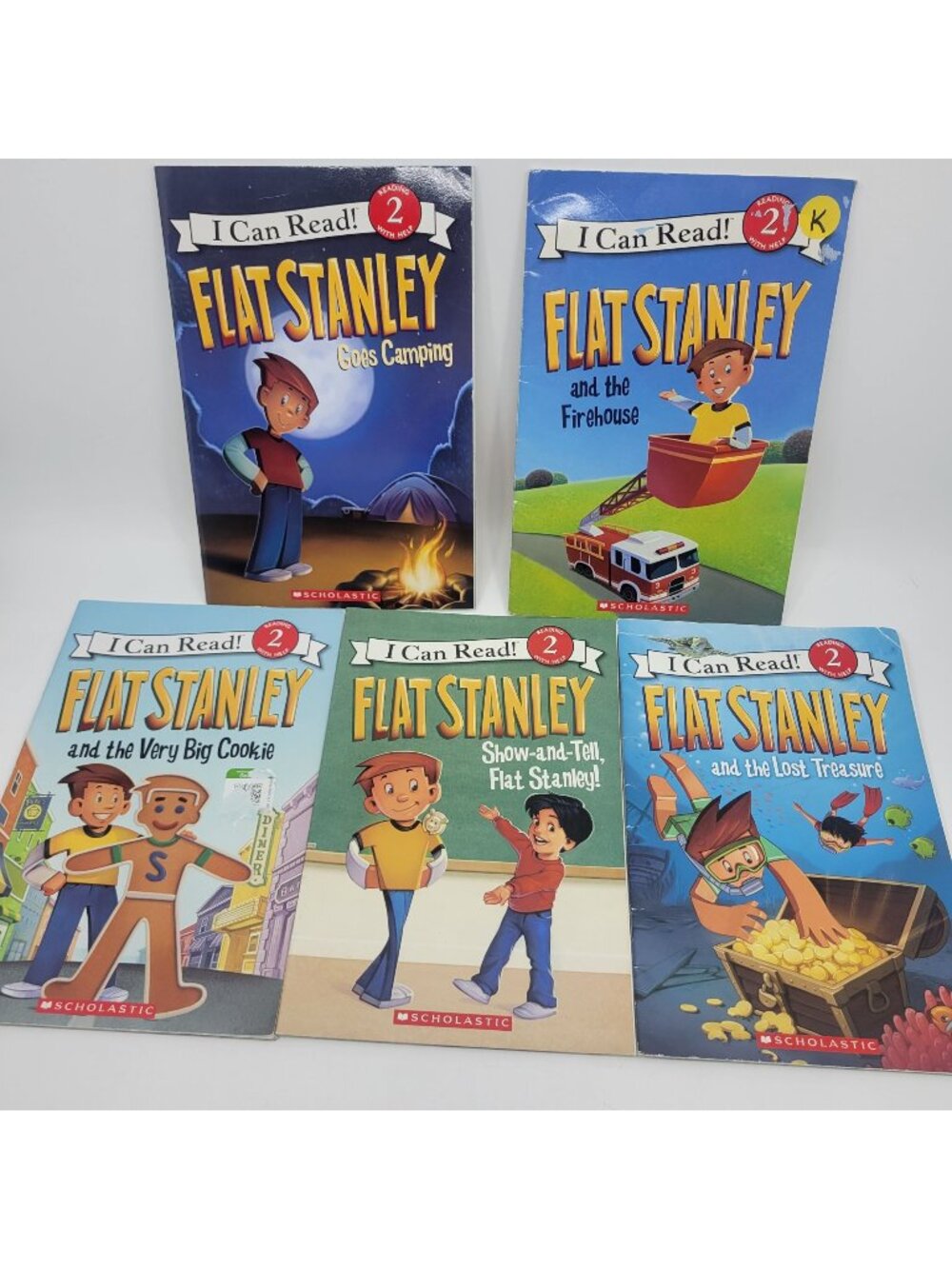 FLAT STANLEY Lot of 5 Level 2 Beginning Readers - BK321